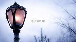 燈,晚上,城市