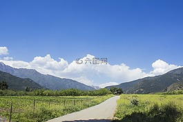 景觀,智利,字段