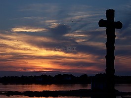 日落,太陽,nichtarguér