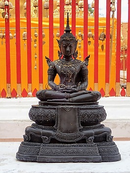 佛,雕像,泰国