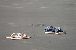 拖鞋,海灘,觸發器