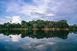 水,湖,森林