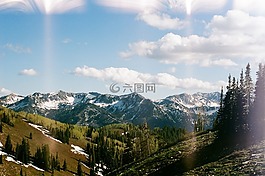 自然,景觀,山