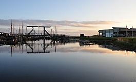 roskilde,荷蘭,日落