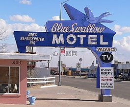 tucumcari,新墨西哥州,汽車旅館