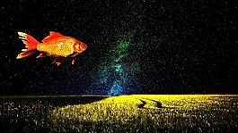 金魚,幻想,想象力