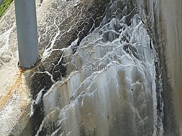 水泥,墙,淋