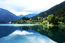 水,湖,意大利