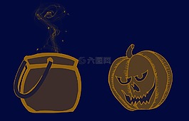 haloween,搗蛋,南瓜