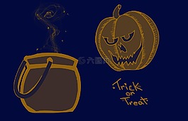 haloween,搗蛋,南瓜