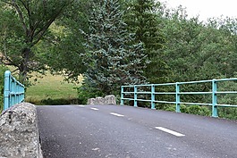 橋,路,籬笆
