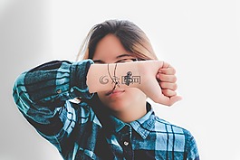 人,女子,紋身