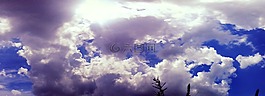 天空,云,太陽