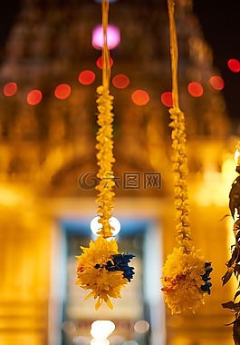 寺廟,花卉,旅行