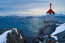 燈塔,海,水