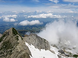 首腦會議,山,云