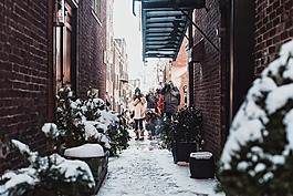 雪,冬天,白