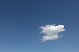 云,天空,藍色