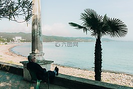 自然,景觀,老