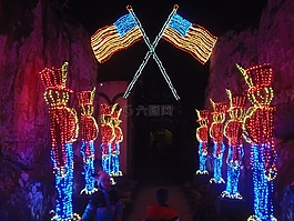 圣誕節(jié),巖城,燈