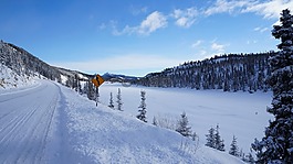 阿拉斯加高速公路,首腦會(huì)議湖,雪