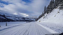 阿拉斯加高速公路,首腦會(huì)議湖,雪