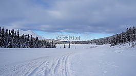 阿拉斯加高速公路,首腦會(huì)議湖,雪