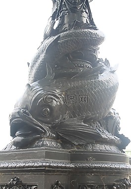 倫敦,魚,路燈