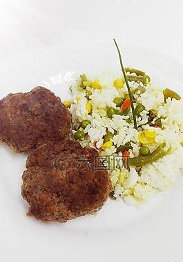 食品,午餐,漢堡