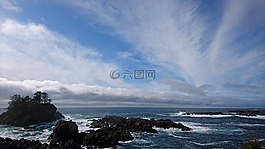 海洋,海岸,离岛