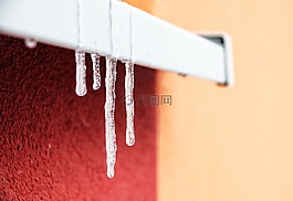 冰柱,冰,雪