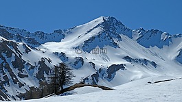 地塊parpaillon,景觀,山