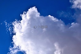 云計算,天空,藍色