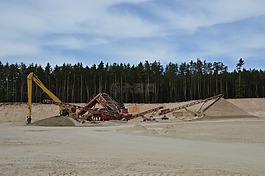 沙,采石场,pískovna