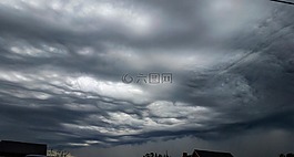 天空,大自然,雨