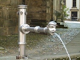 pirna,德国,喷泉