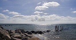 自然,水,夏