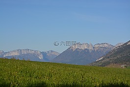 山地景觀,阿納西,全景