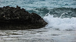 石,波,砸
