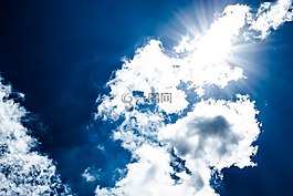 太陽,天空,云
