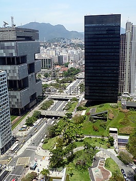 城市,景觀,夏季
