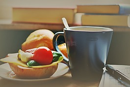 早餐,小吃,三明治