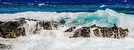 巖質(zhì)海岸,波,海
