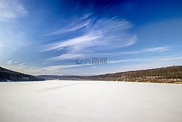 冬季,雪,霜