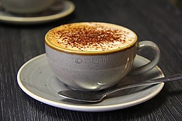 咖啡,濃咖啡,杯