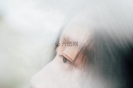 人,女子,眼睛