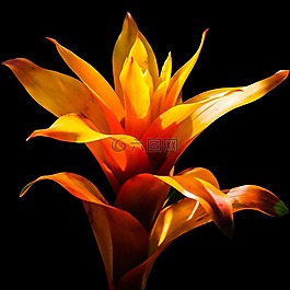 花,開花,紅色