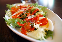 餐廳,沙拉,食品