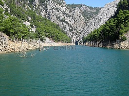 土耳其,水,山