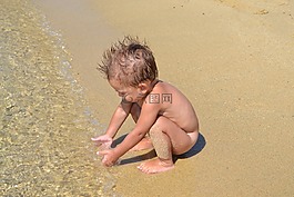 海,假日,假期